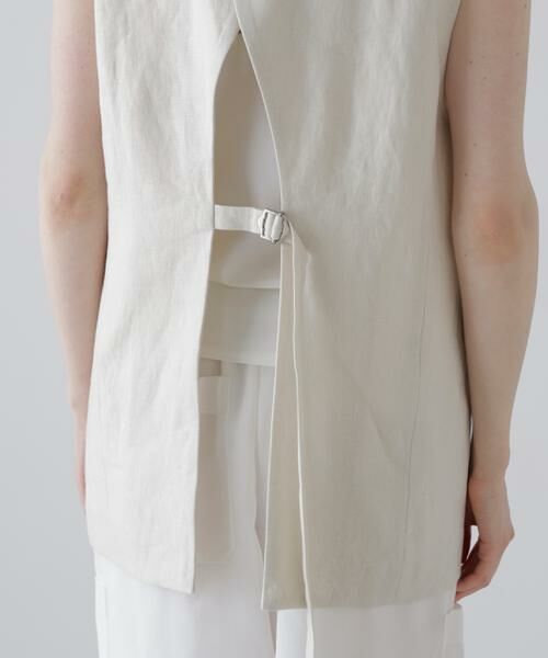 ADORE / アドーア テーラードジャケット | ◆デラヴェライク麻ジレ | 詳細8