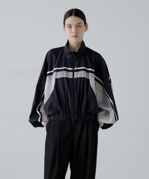 ADORE / アドーア テーラードジャケット | エアーナイロンブルゾン（ネイビー）