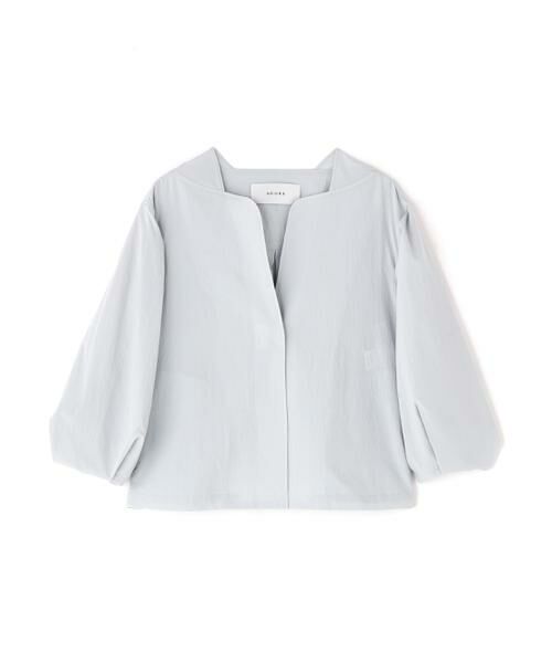 ADORE / アドーア テーラードジャケット | ◆ドットメッシュジャケット（グレー）