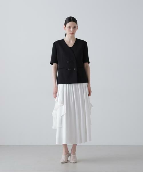 ADORE / アドーア テーラードジャケット | ストレッチジョーゼットジャケット | 詳細1