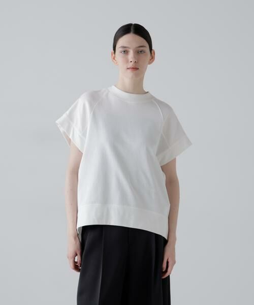 ADORE / アドーア カットソー | ミニウラケトップス（ホワイト）