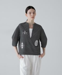 ADORE / アドーア カットソー | エンブレムボーダー