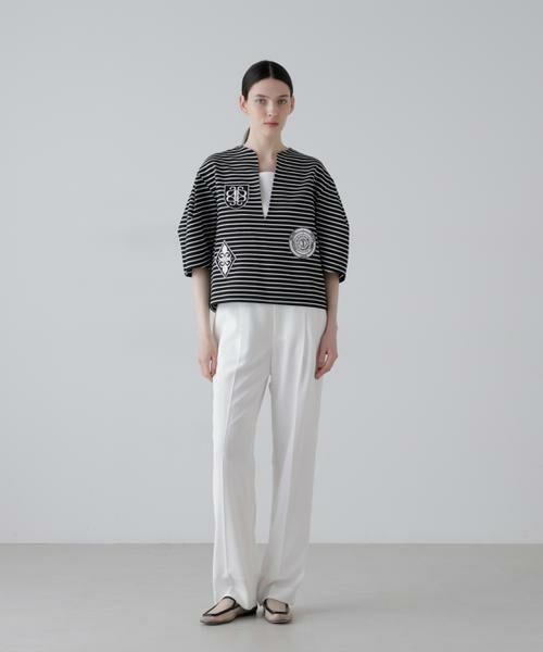 ADORE / アドーア カットソー | エンブレムボーダー | 詳細9