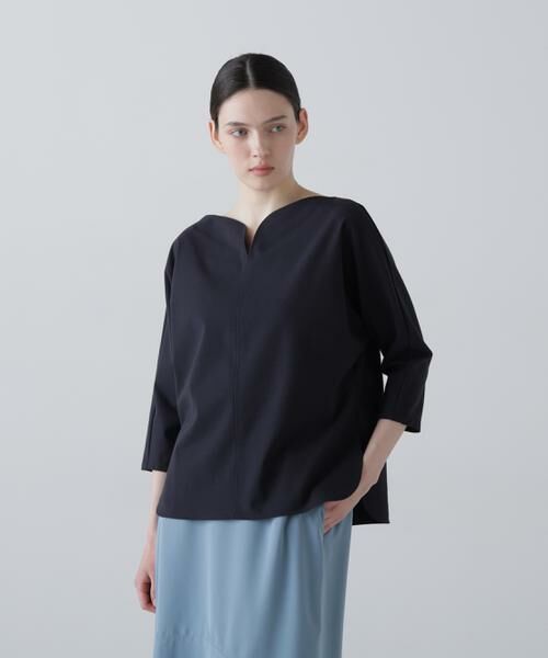 ADORE / アドーア カットソー | ハイゲージジャージートップス（ネイビー）