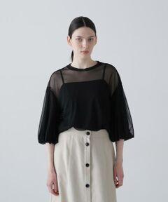 ADORE / アドーア カットソー | チュールジャージートップス