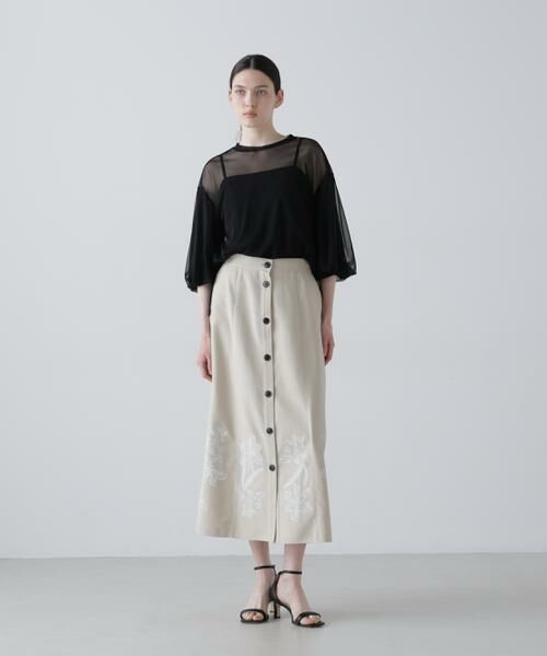 ADORE / アドーア カットソー | チュールジャージートップス | 詳細9