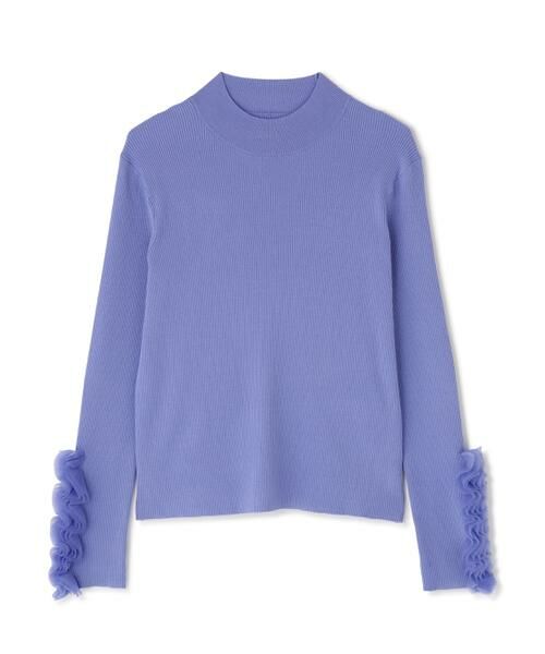 ADORE / アドーア ニット・セーター | ◆スポンディッシュフリルニット（ブルー）