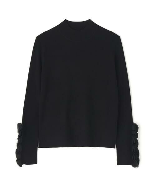 ADORE / アドーア ニット・セーター | ◆スポンディッシュフリルニット（ブラック）
