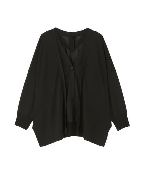 ADORE / アドーア ニット・セーター | ◆レイヤードニット（ブラック）