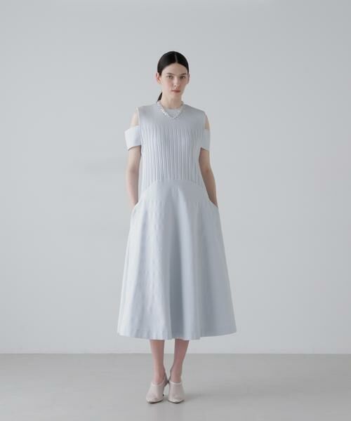 ADORE / アドーア ワンピース | フォルムドニットワンピース（ブルー）