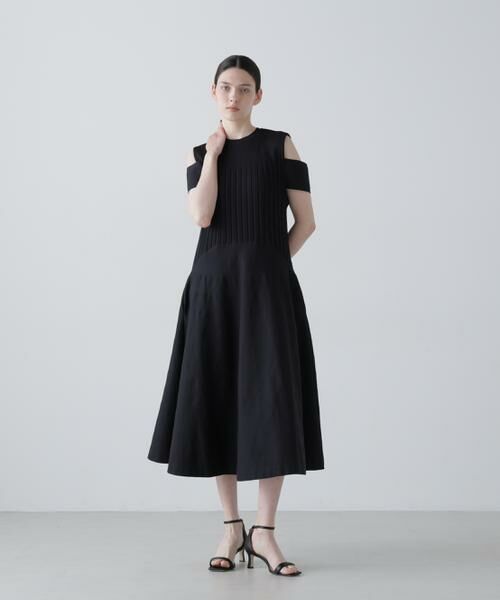 ADORE / アドーア ワンピース | フォルムドニットワンピース（ブラック）