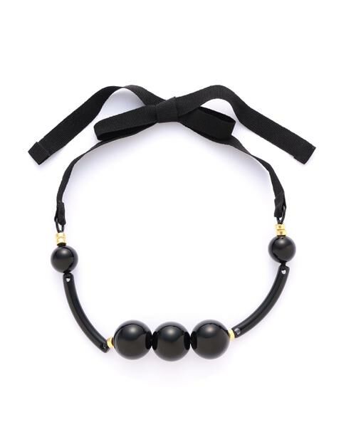 ADORE / アドーア ネックレス・ペンダント・チョーカー | リボンネックレス（ブラック）