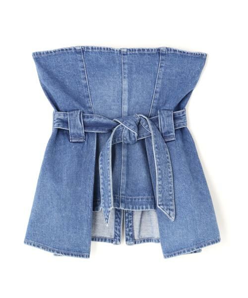 ADORE / アドーア シャツ・ブラウス | ◆デニムビスチェ　インディゴ（ネイビー）