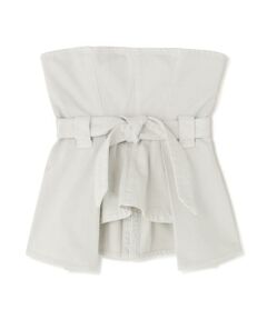 ADORE / アドーア シャツ・ブラウス | ◆デニムビスチェ　ホワイト