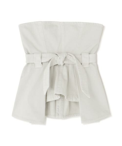 ADORE / アドーア シャツ・ブラウス | ◆デニムビスチェ　ホワイト（ホワイト）