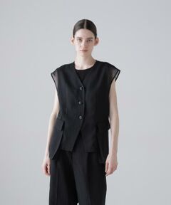 ADORE / アドーア テーラードジャケット | ソフトオーガンジージレ