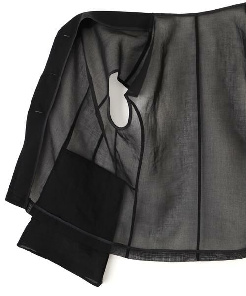 ADORE / アドーア テーラードジャケット | ソフトオーガンジージレ | 詳細10