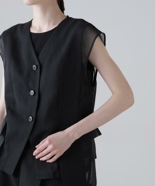 ADORE / アドーア テーラードジャケット | ソフトオーガンジージレ | 詳細6