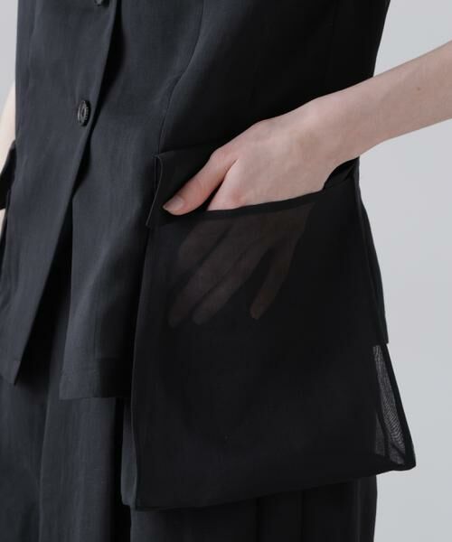 ADORE / アドーア テーラードジャケット | ソフトオーガンジージレ | 詳細7