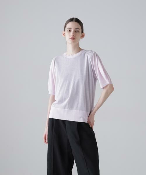 ADORE / アドーア ニット・セーター | ドライタッチコットンニット（ラベンダー）