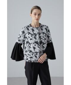ADORE / アドーア テーラードジャケット | <BLACK LABEL> MALHIA モノトーンツィードジャケット