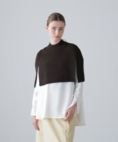 ADORE / アドーア シャツ・ブラウス | ◆ライトジョーゼット　ニットコンビブラウス