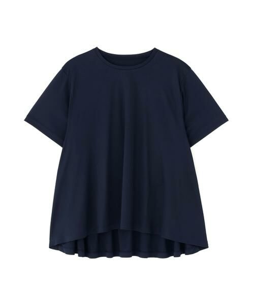 ADORE / アドーア カットソー | ◆コットンスムースＡラインプルオーバー（ネイビー）