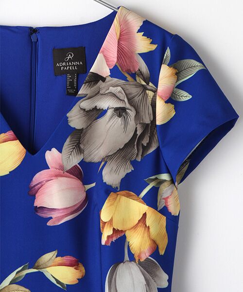 Adrianna Papell / アドリアナ パペル ドレス | Tulip Printed Flounce Dress | 詳細2