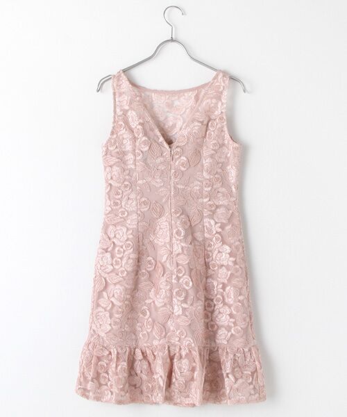 Adrianna Papell / アドリアナ パペル ドレス | Rosie Embroidery Flounce Dress | 詳細1