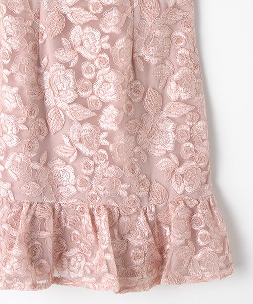 Adrianna Papell / アドリアナ パペル ドレス | Rosie Embroidery Flounce Dress | 詳細3