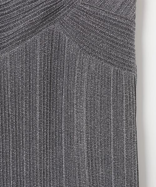 Adrianna Papell / アドリアナ パペル ドレス | Metallic Pleated Gown | 詳細3