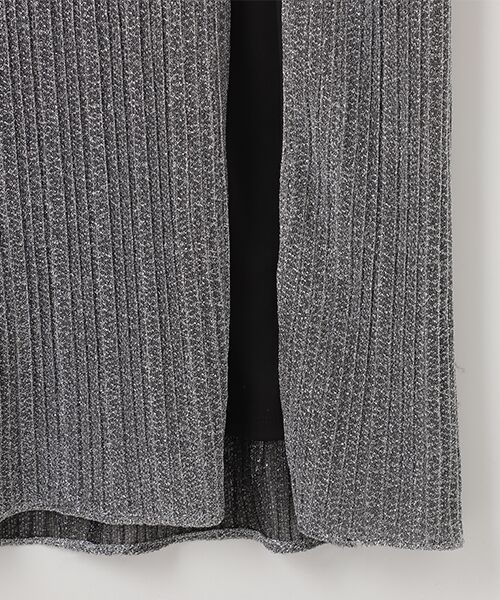 Adrianna Papell / アドリアナ パペル ドレス | Metallic Pleated Gown | 詳細4