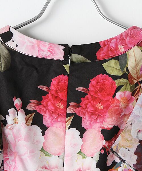 Adrianna Papell / アドリアナ パペル ドレス | Floral Printed Combo Wrap Dress | 詳細6
