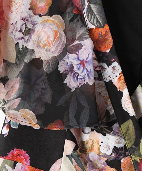 Adrianna Papell / アドリアナ パペル ドレス | Floral Printed Combo Wrap Dress | 詳細7