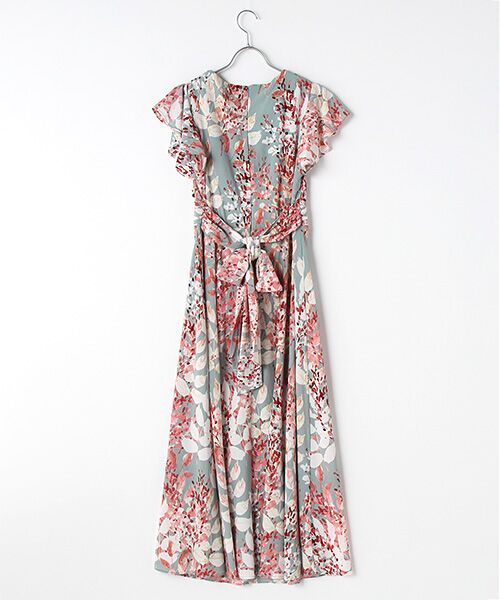 Adrianna Papell / アドリアナ パペル ドレス | Floral Printed Fit And Flare Dress | 詳細1