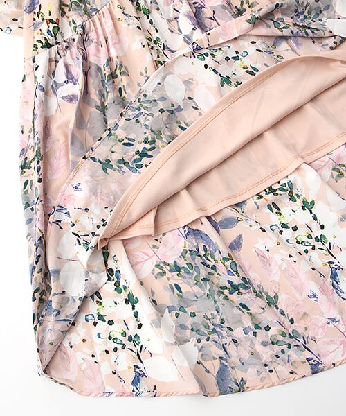 Adrianna Papell / アドリアナ パペル ドレス | Floral Printed Buttoned Dress | 詳細5