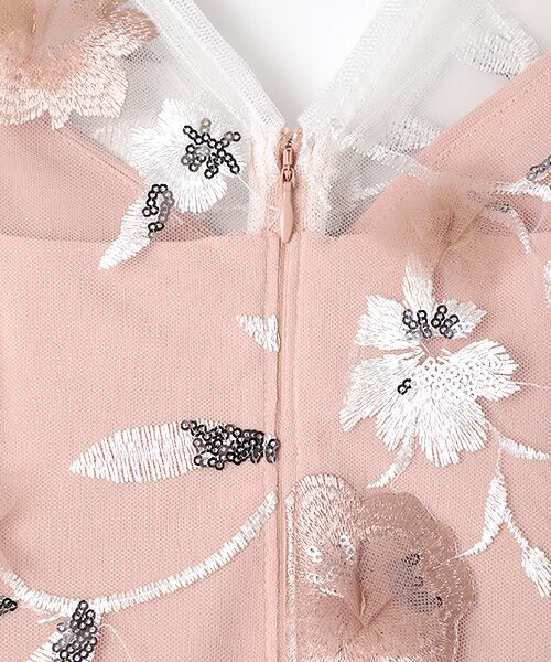 Floral Embroidery Sheath Dress
