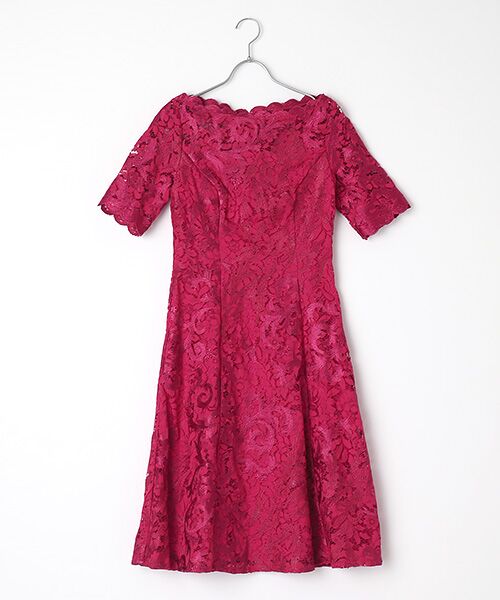 Embroidered Lace Midi Dress Adrianna Papell