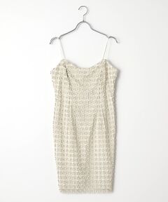 Pearl Embellished Sheath Dress