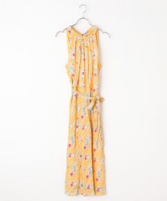 Floral hiffon Bias Midi Dress