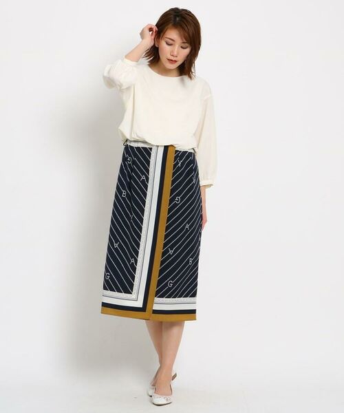 セール 洗える マリンスカーフ柄ワンピース ルームウェア Ag By Aquagirl エージー バイ アクアガール ファッション通販 タカシマヤファッションスクエア