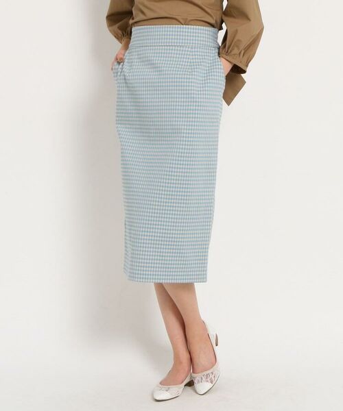 セール ギンガムチェックタイトスカート ミニ ひざ丈スカート Ag By Aquagirl エージー バイ アクアガール ファッション通販 タカシマヤファッションスクエア