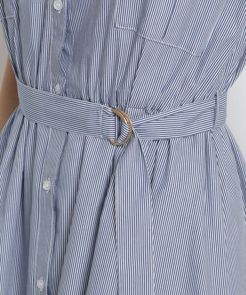 セール 洗える Lサイズあり ストライプシャツワンピース ミニ丈 ひざ丈ワンピース Ag By Aquagirl エージー バイ アクアガール ファッション通販 タカシマヤファッションスクエア
