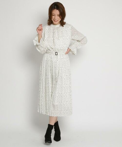 セール ベルト付星柄ワンピース ミニ丈 ひざ丈ワンピース Ag By Aquagirl エージー バイ アクアガール ファッション通販 タカシマヤファッションスクエア