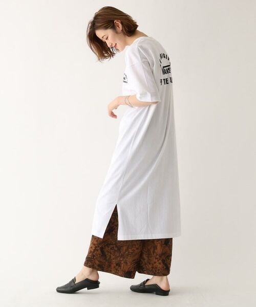 セール Vans ヴァンズ フロッキーロゴtシャツワンピース 別注 ミニ丈 ひざ丈ワンピース Ag By Aquagirl エージー バイ アクアガール ファッション通販 タカシマヤファッションスクエア