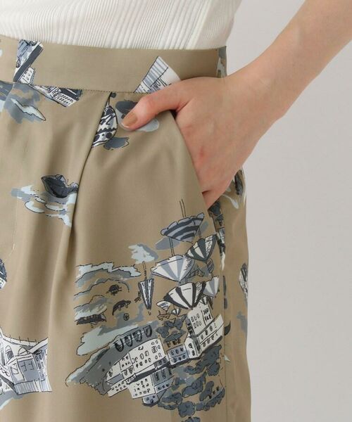 セール ベネツィアプリントワイドパンツ ショート ハーフ 半端丈パンツ Ag By Aquagirl エージー バイ アクアガール ファッション通販 タカシマヤファッションスクエア