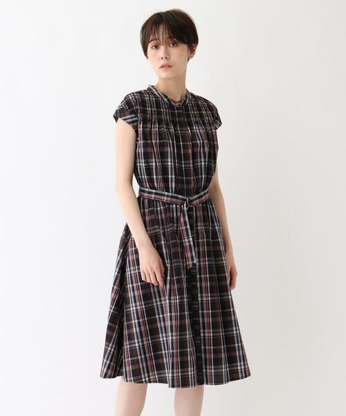セール ブロードチェックシャーリングワンピース ミニ丈 ひざ丈ワンピース Ag By Aquagirl エージー バイ アクアガール ファッション通販 タカシマヤファッションスクエア