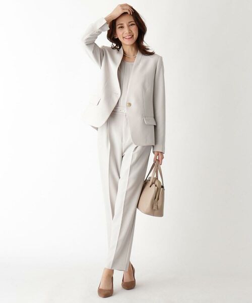 ジョーゼットノーカラーテーラードジャケット セットアップ Ag By Aquagirl エージー バイ アクアガール ファッション通販 タカシマヤファッションスクエア