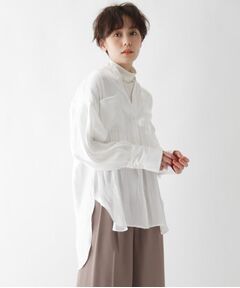 【AG by Karen】コラボアソートチュニックシアーブラウス