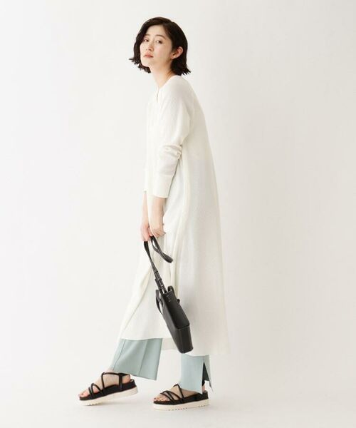 セール キーネックサーマルワンピース ロング マキシ丈ワンピース Ag By Aquagirl エージー バイ アクアガール ファッション通販 タカシマヤファッションスクエア